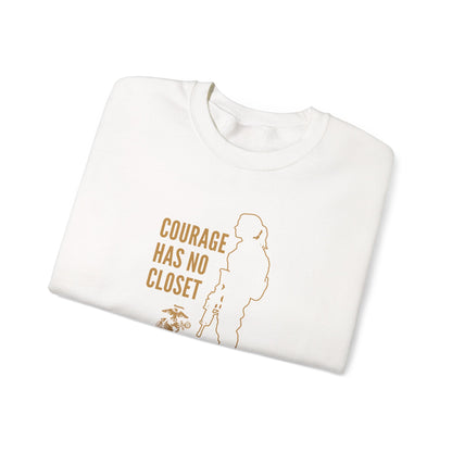Courage Has No Closet US Marines Crewneck Sweatshirt