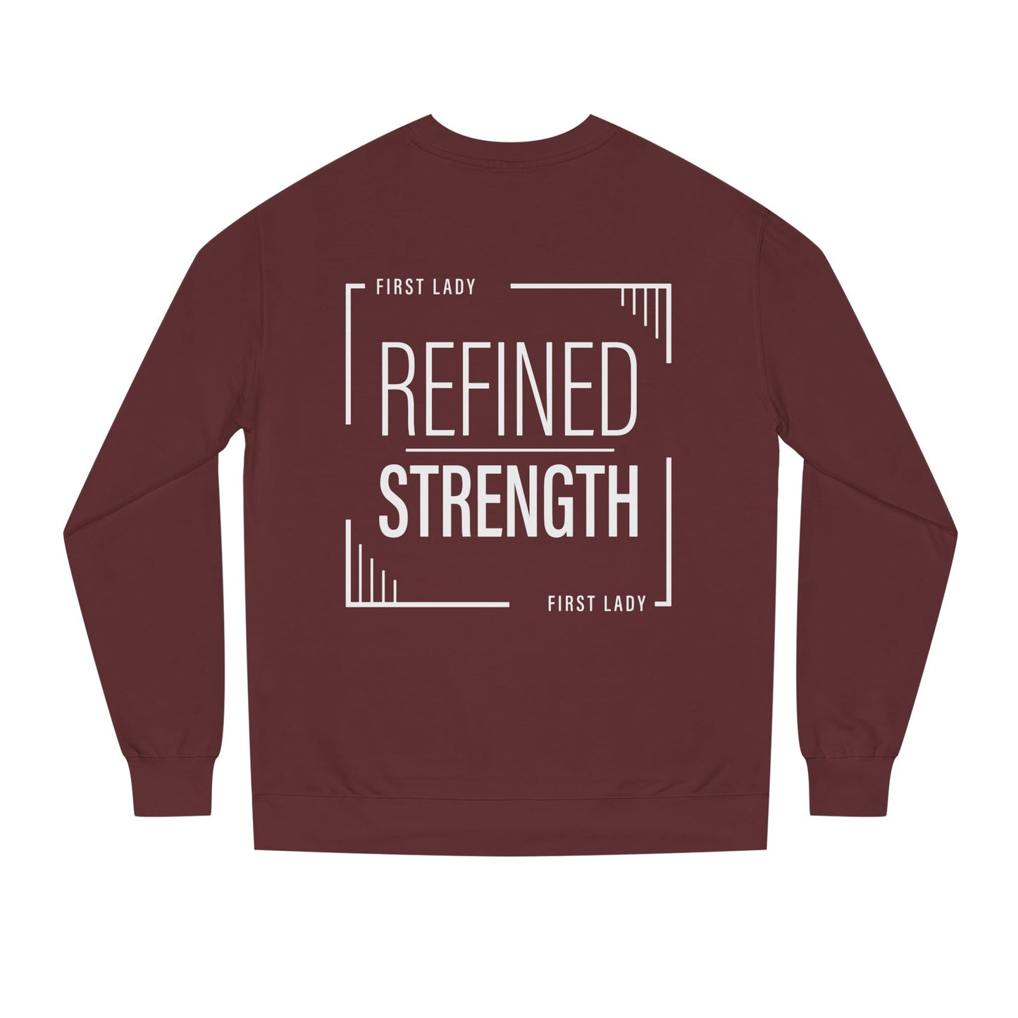 Refined Strength Sweatshirt — "First Lady" Graphic Crewneck