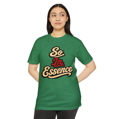 So In Essence T-Shirt — Retro Script Graphic Tee
