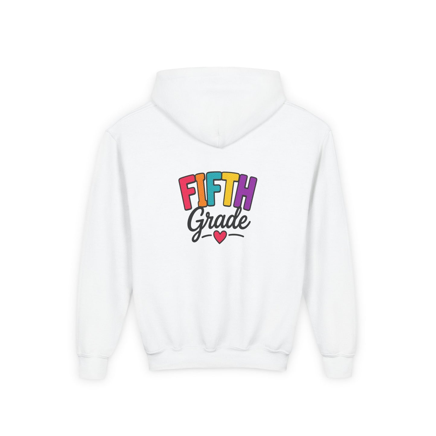 Fifth Grade Kids Hoodie - Colorful Back-to-School Sweatshirt for Students