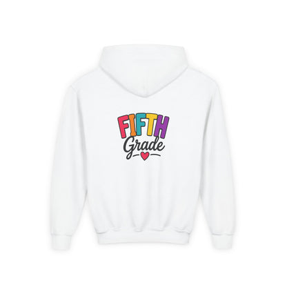 Fifth Grade Kids Hoodie - Colorful Back-to-School Sweatshirt for Students