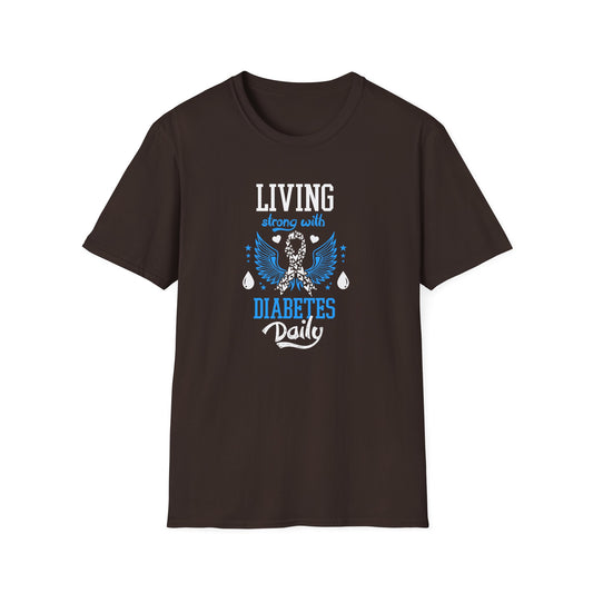 "Living Strong With Diabetes Daily" T-Shirt