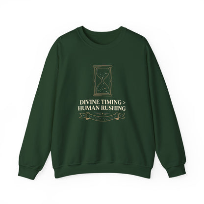 Divine Timing Human Rushing  Sweatshirt