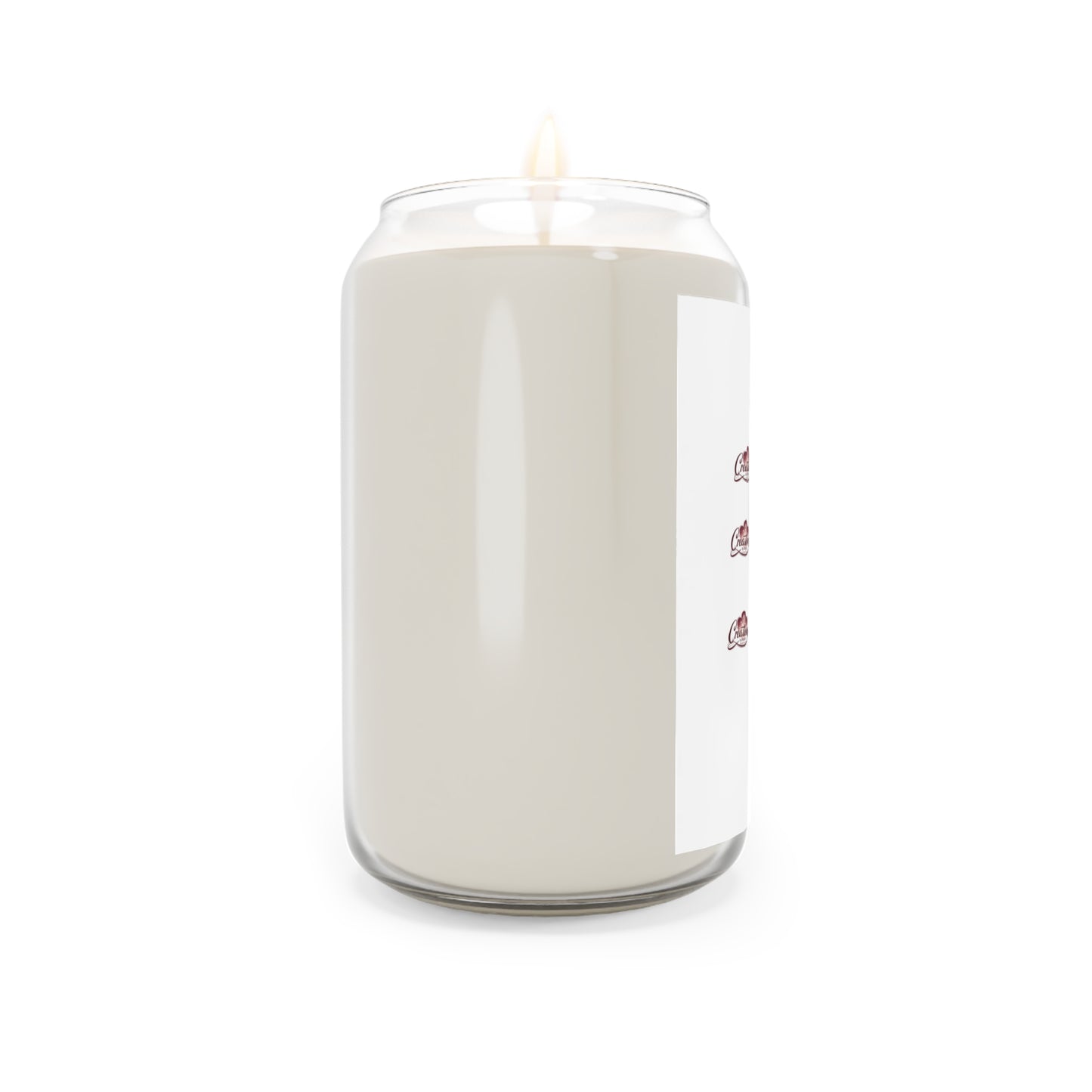Soy Scented Candle 13.75 oz — Cozy Aromatherapy Jar (subtle logo design)