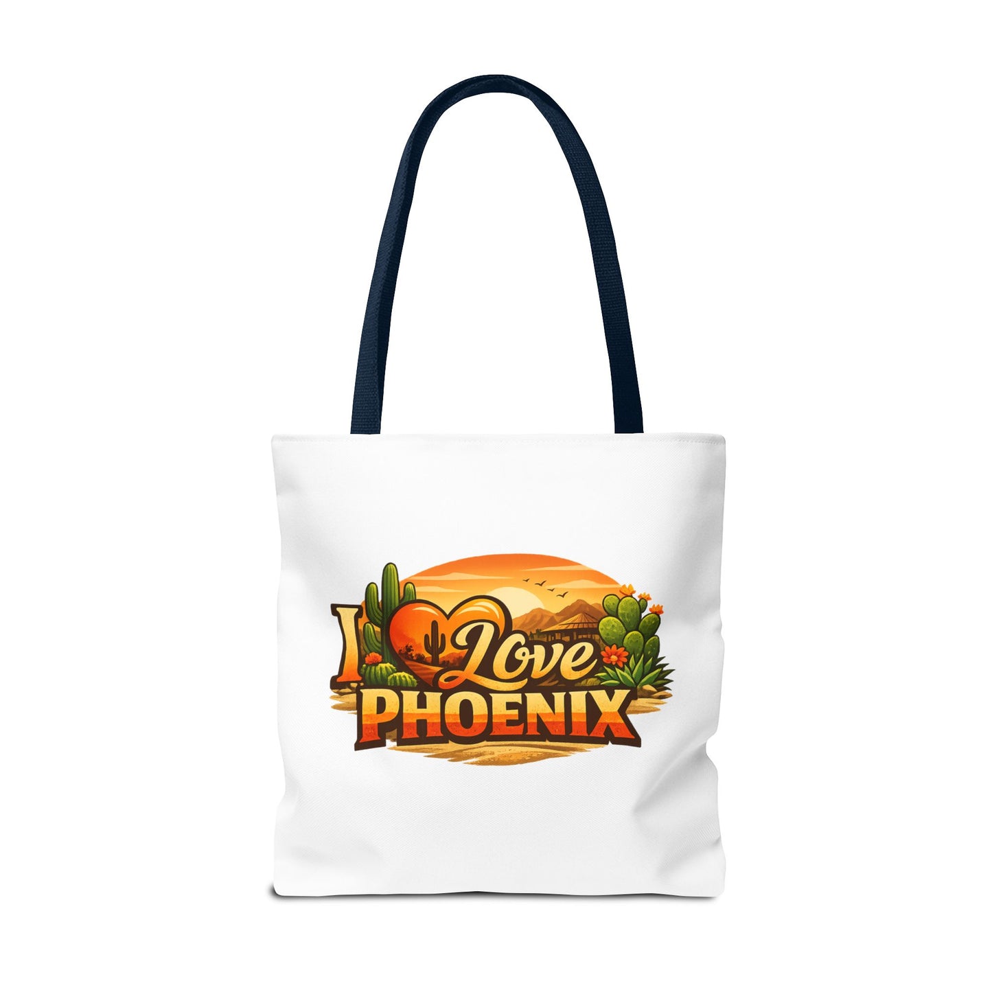 I Love Phoenix Tote Bag – Desert Sunset Illustration