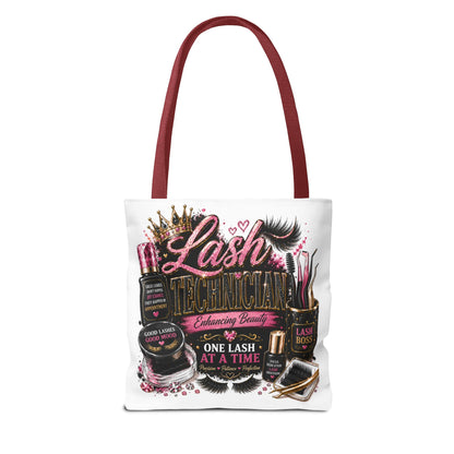 Lash Technician Tote Bag – 'One Lash at a Time' Beauty Cosmetics Canvas Tote