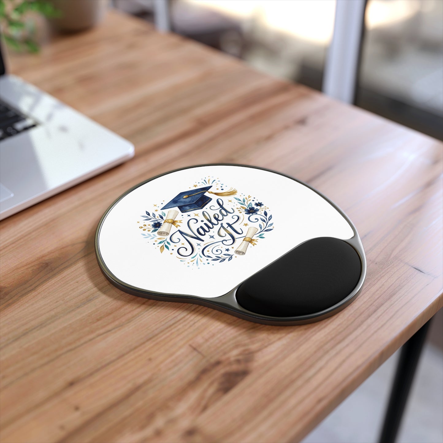 Graduation 'Nailed It' Mouse Pad with Wrist Rest