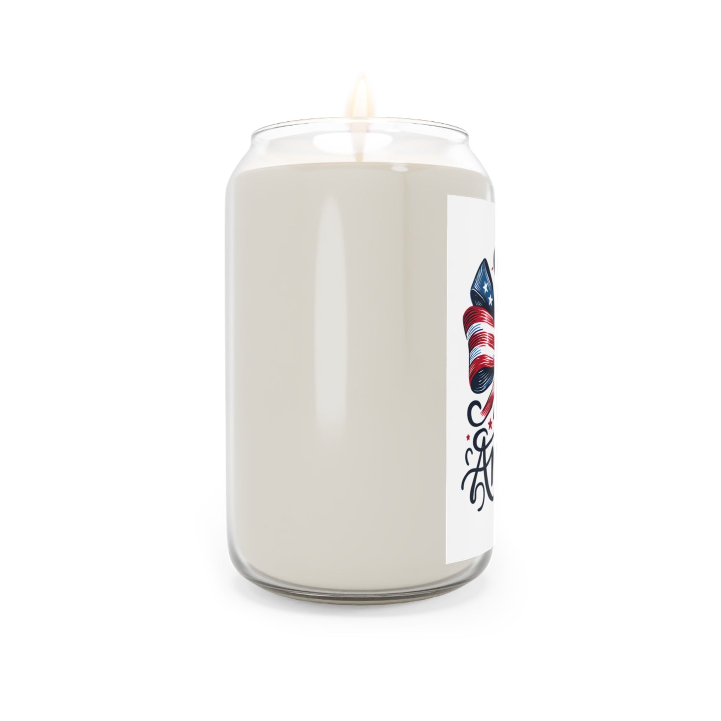 God Bless America Soy Candle — Patriotic 13.75 oz Scented Jar