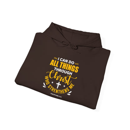 I Can Do All Things Through Christ - Philippians 4:13 Hoodie