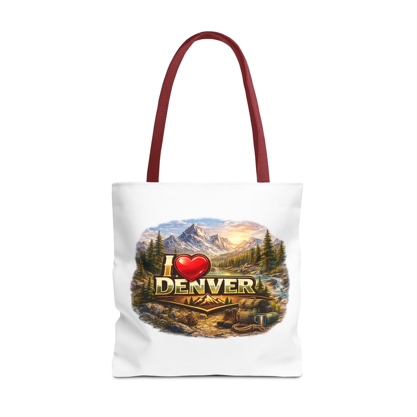 I  Denver Scenic Tote Bag — Colorado Mountain Travel Souvenir