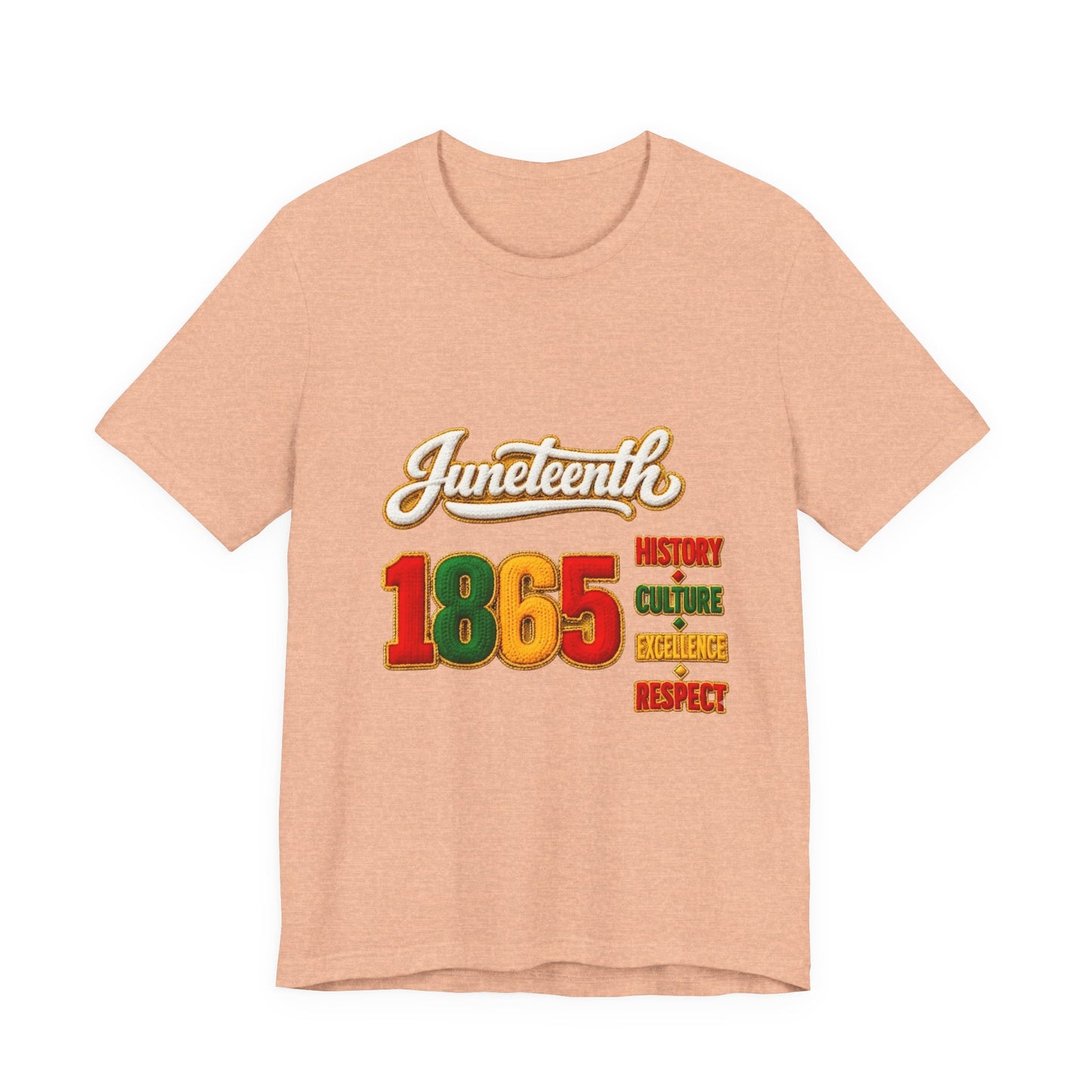 Juneteenth 1865 Tee — History • Culture • Excellence • Respect T-Shirt