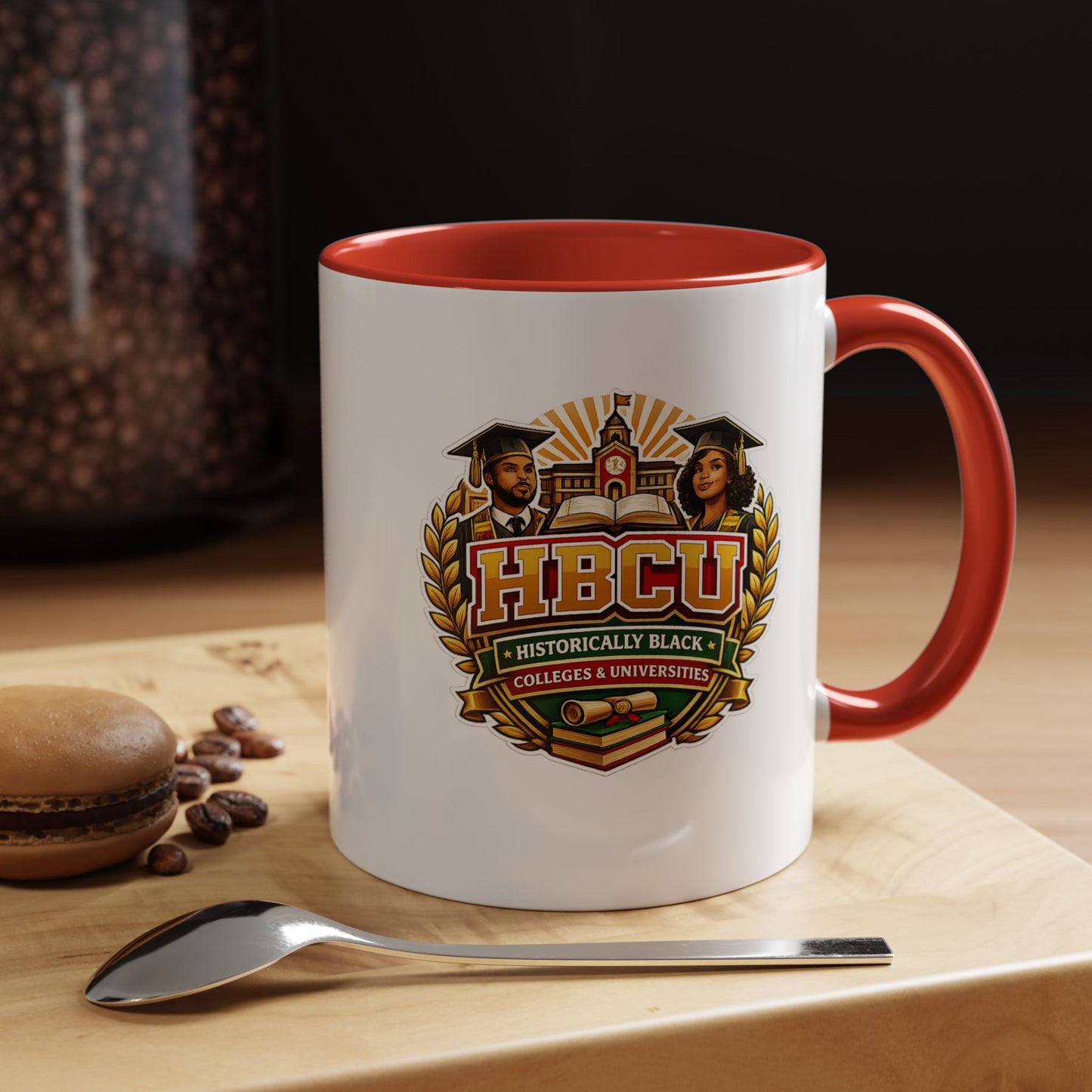 HBCU Pride Accent Coffee Mug — Historically Black Colleges & Universities Graduation Gift