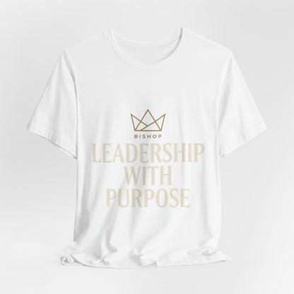 Leadership With Purpose Tee — Inspirational Crown Graphic T-Shirt