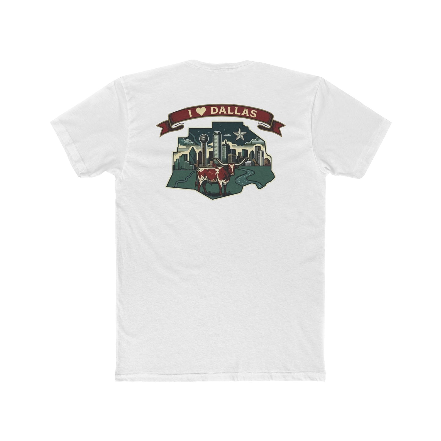 I Heart Dallas Tee — Vintage Dallas Skyline T-Shirt