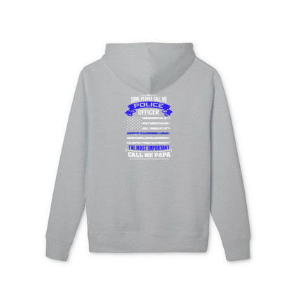 Police Officer Papa Hoodie — Proud Dad Law Enforcement Sweatshirt