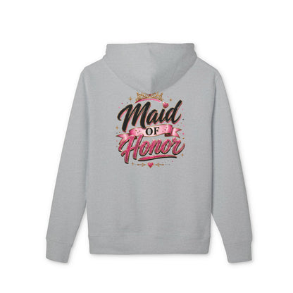 Maid of Honor Hoodie — Floral Bridal Party Sweatshirt