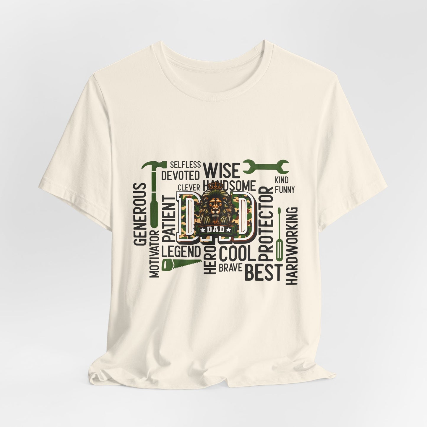 Best Dad Toolbox Word Cloud T-Shirt