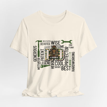 Best Dad Toolbox Word Cloud T-Shirt
