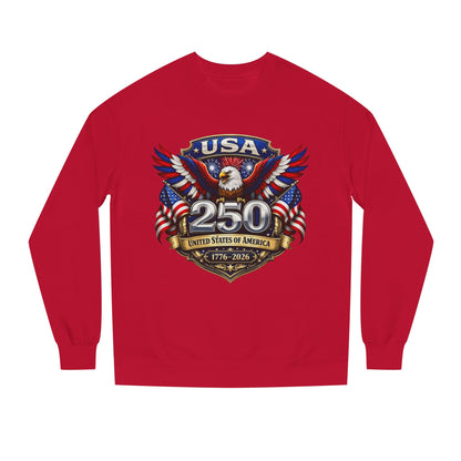 USA 250th Anniversary Eagle Sweatshirt — 1776-2026 Patriotic Crewneck