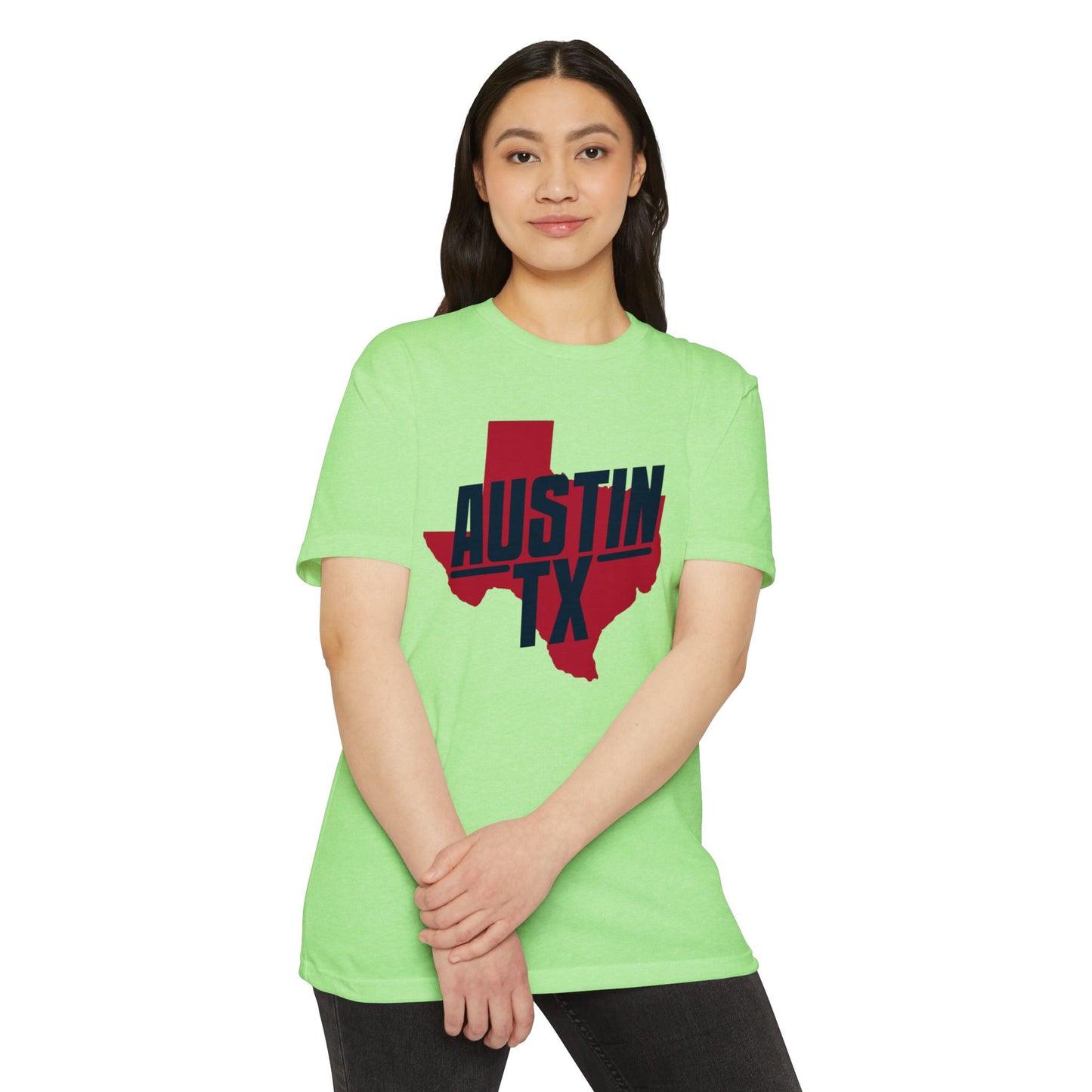 Austin TX Map T‑Shirt — Vintage Texas Graphic Tee