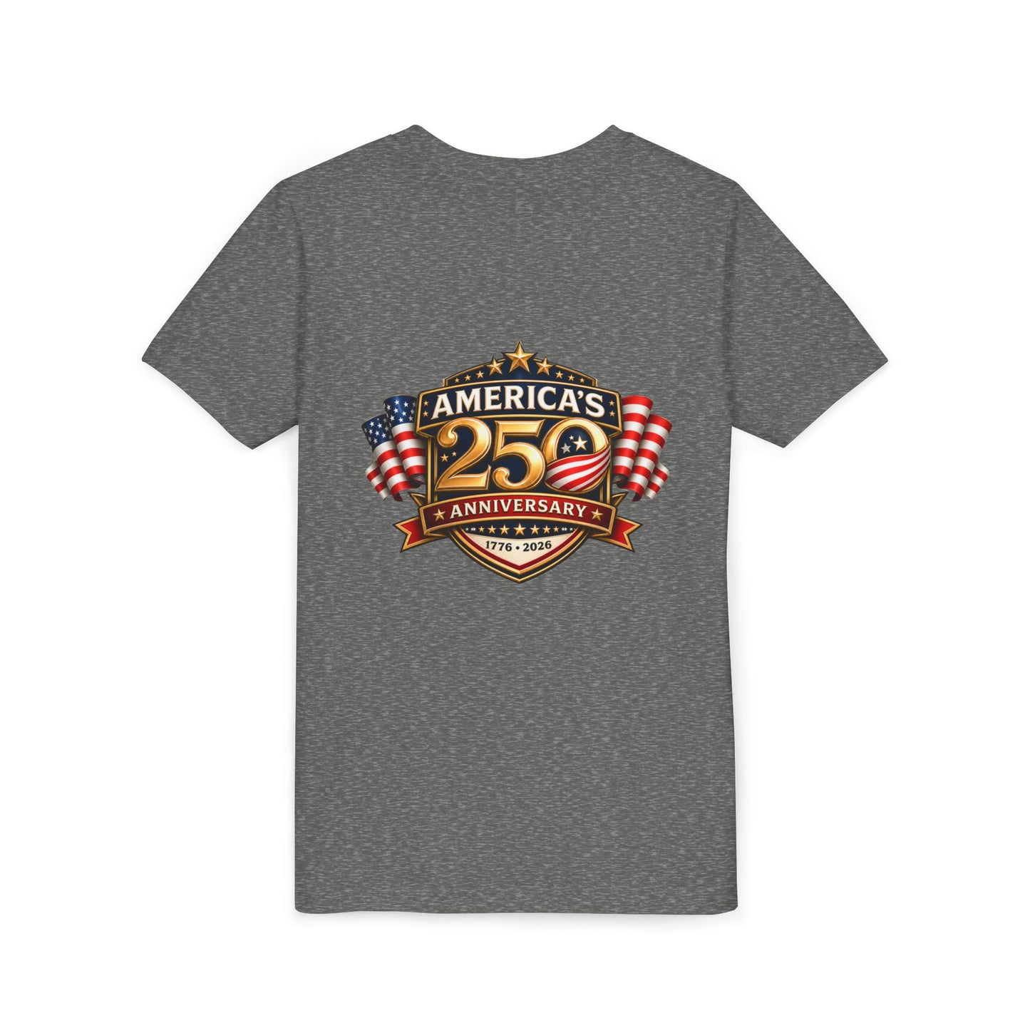 America's 250th Anniversary Youth Tee - Patriotic 1776–2026 Celebration Shirt