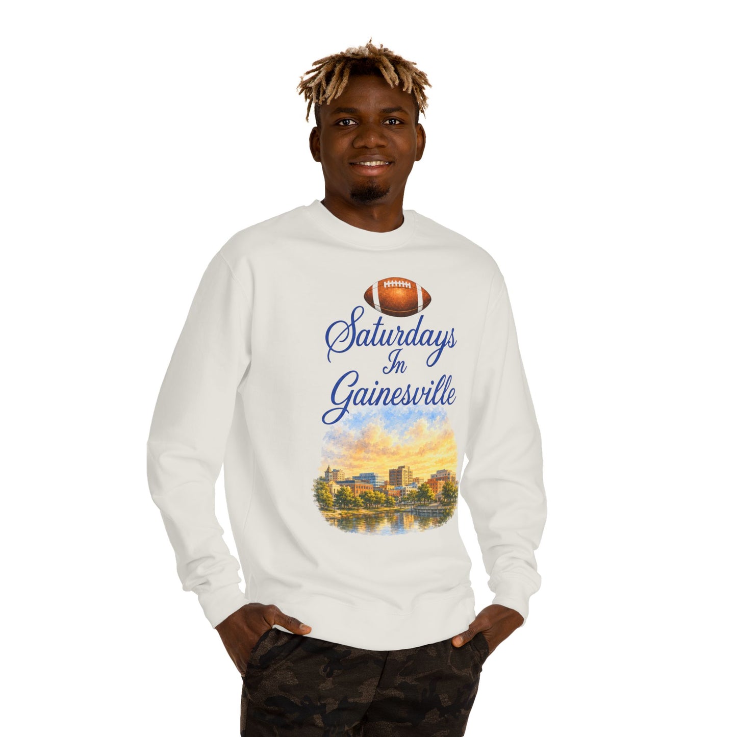 Saturdays in Gainesville Sweatshirt — Football City Skyline Crewneck