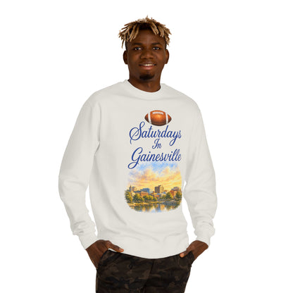 Saturdays in Gainesville Sweatshirt — Football City Skyline Crewneck