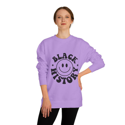 Black History Smiley Crewneck Sweatshirt