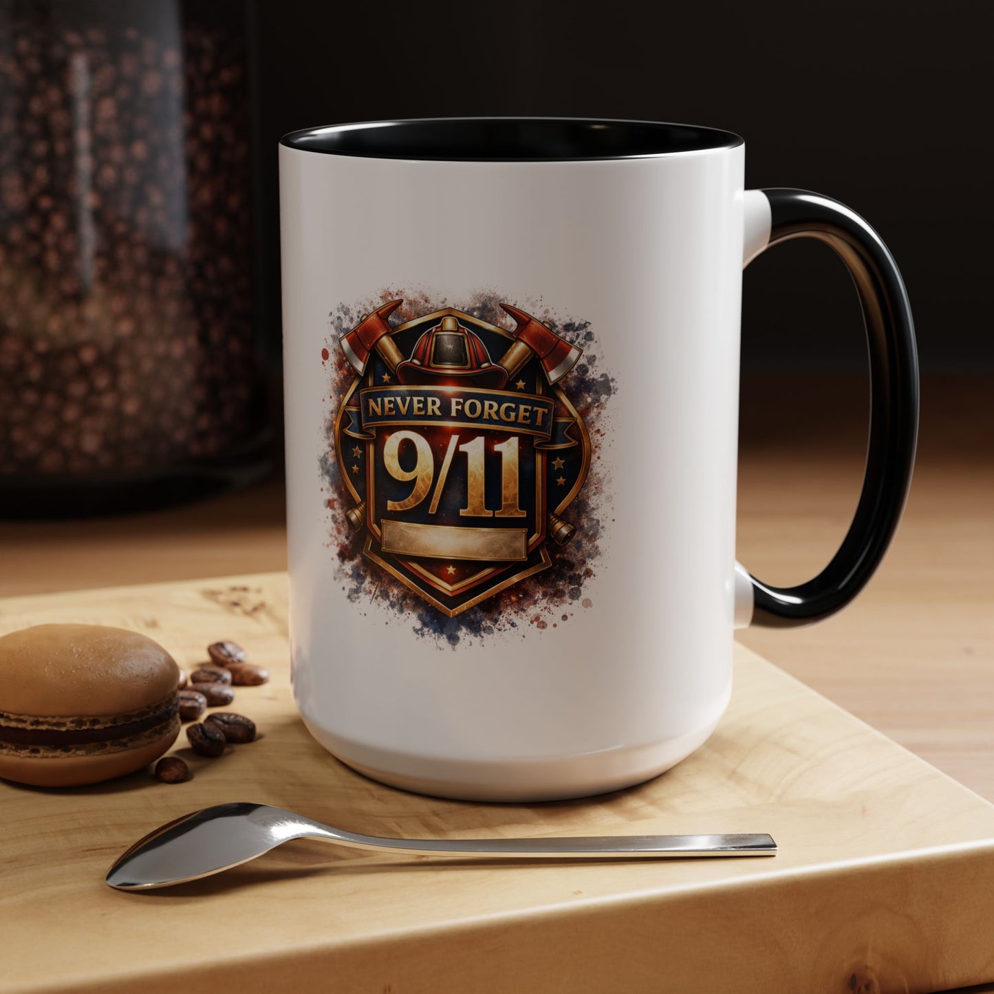 Never Forget 9/11 Memorial Coffee Mug