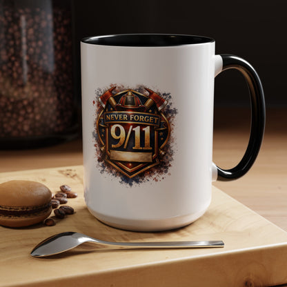 Never Forget 9/11 Memorial Coffee Mug