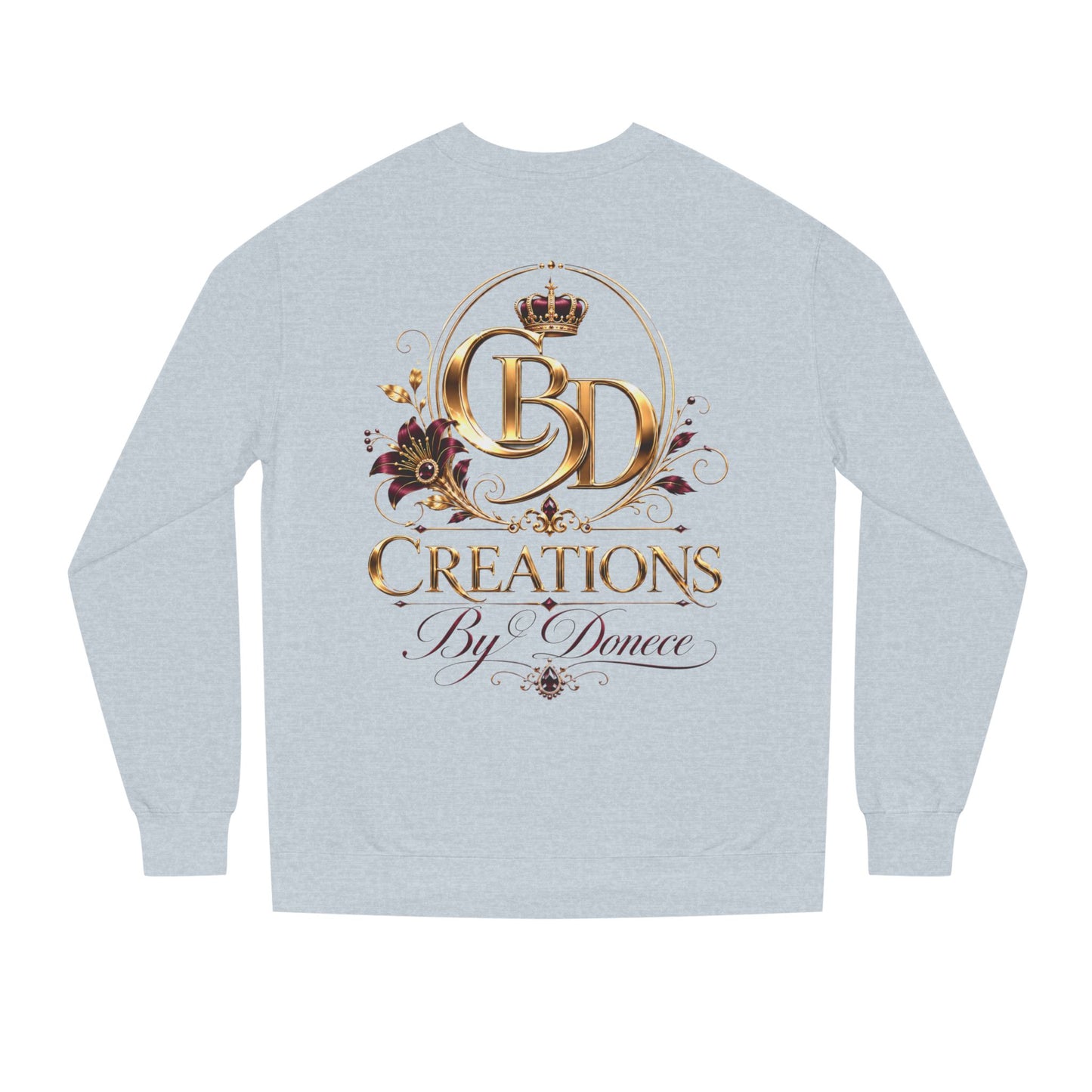 Crewneck Sweatshirt — Creations By Donece Gold Logo Crewneck