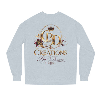Crewneck Sweatshirt — Creations By Donece Gold Logo Crewneck
