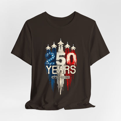 Independence 250th Anniversary Tee — "250 Years 1776–2026" Patriotic T-Shirt