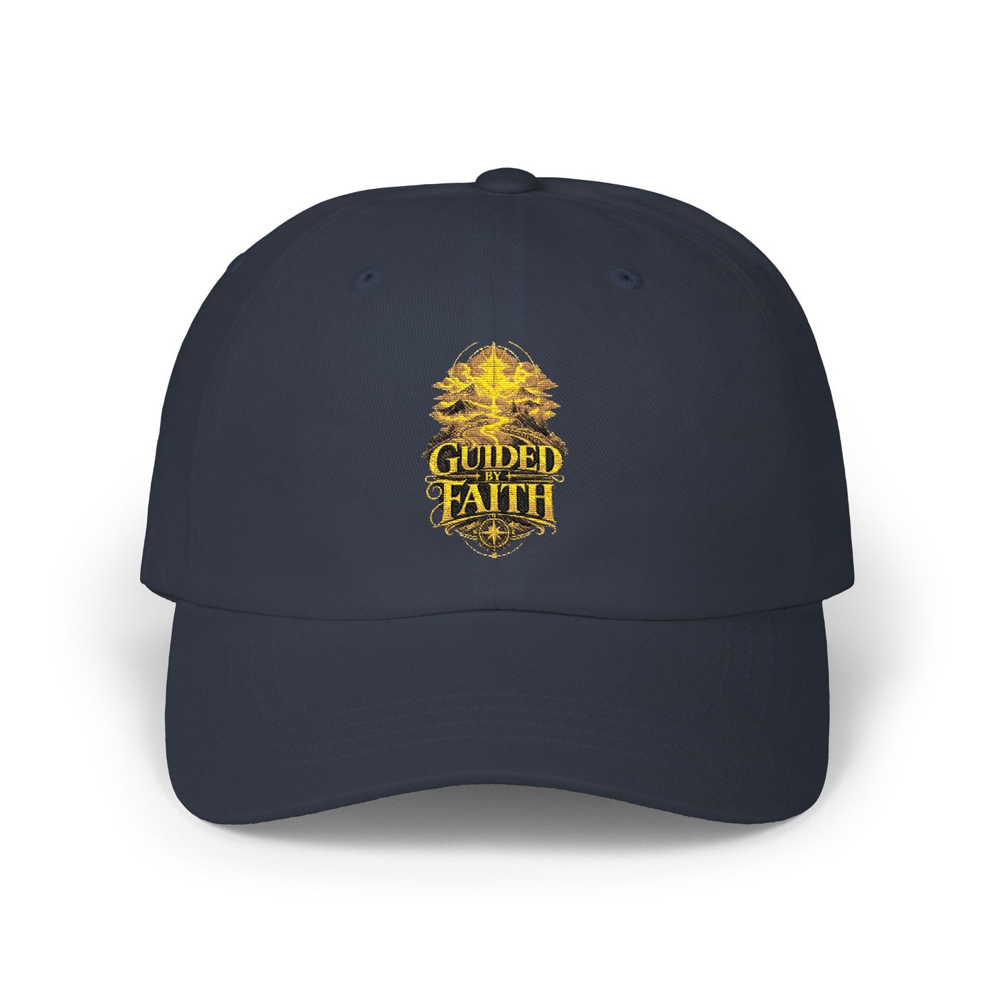 Dad Cap - "Guided Faith" Embroidered Baseball Hat