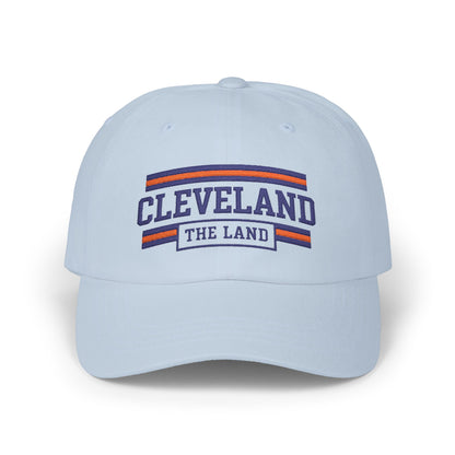 Cleveland "The Land" Classic Dad Cap — Embroidered White Baseball Hat