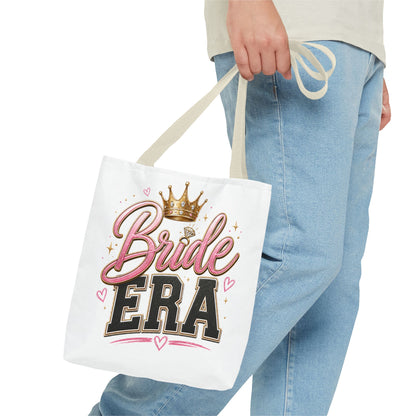 Bride Era Tote Bag — Bachelorette Bride Crown Tote for Bridal Shower & Wedding Weekend