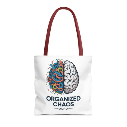 ADHD Tote Bag — "Organized Chaos" Brain Design