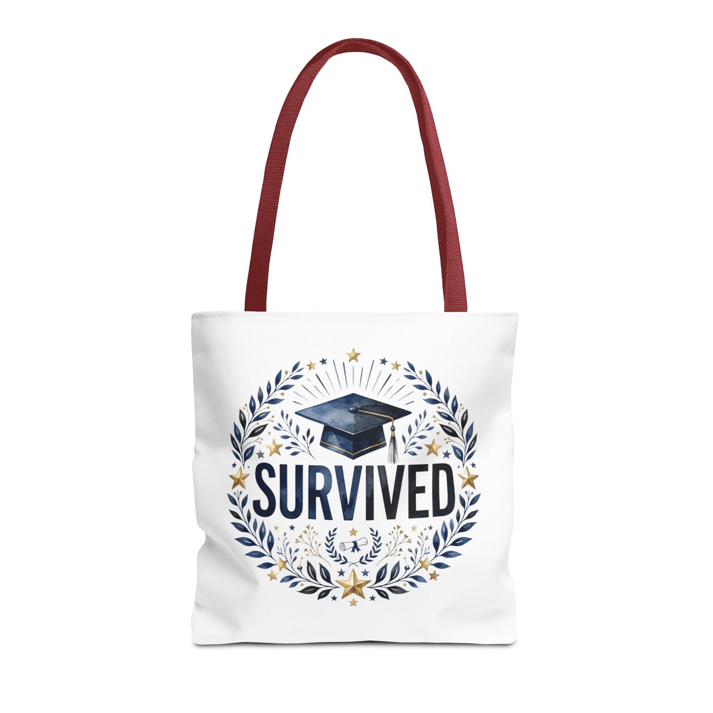 Graduation 'Survived' Tote Bag – Cap & Laurel Grad Gift