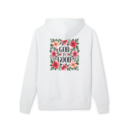 God Is Good Floral Hoodie — Christian Inspirational Pullover