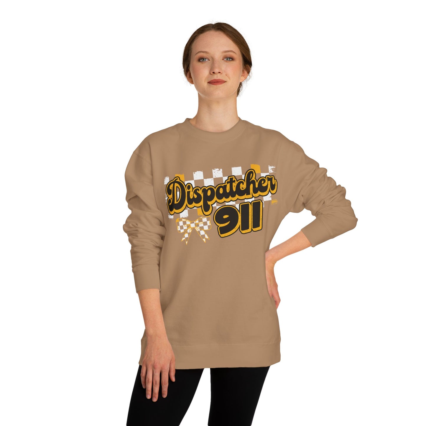 Dispatcher 911 Crewneck Sweatshirt — Emergency Dispatcher Gift