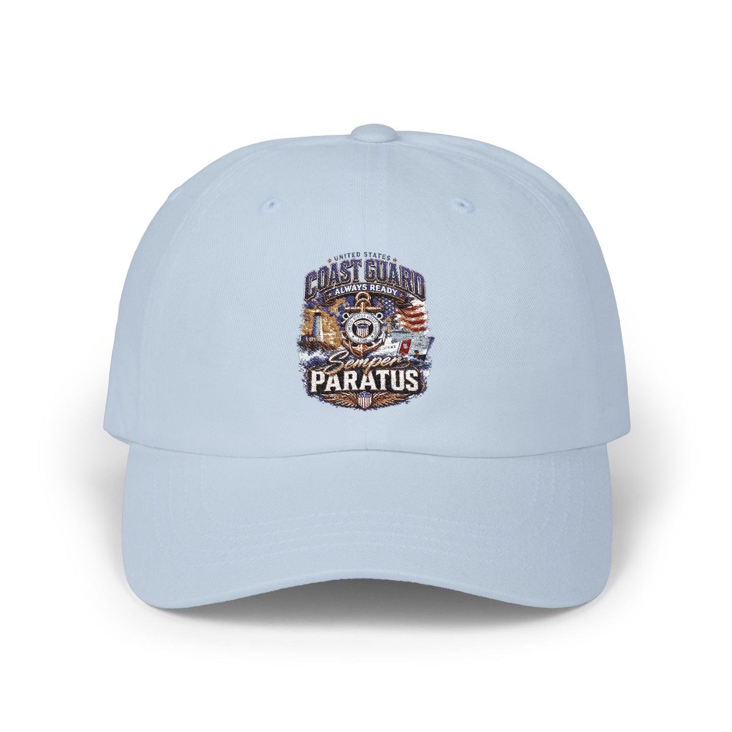 Coast Guard Paratus Embroidered Dad Cap
