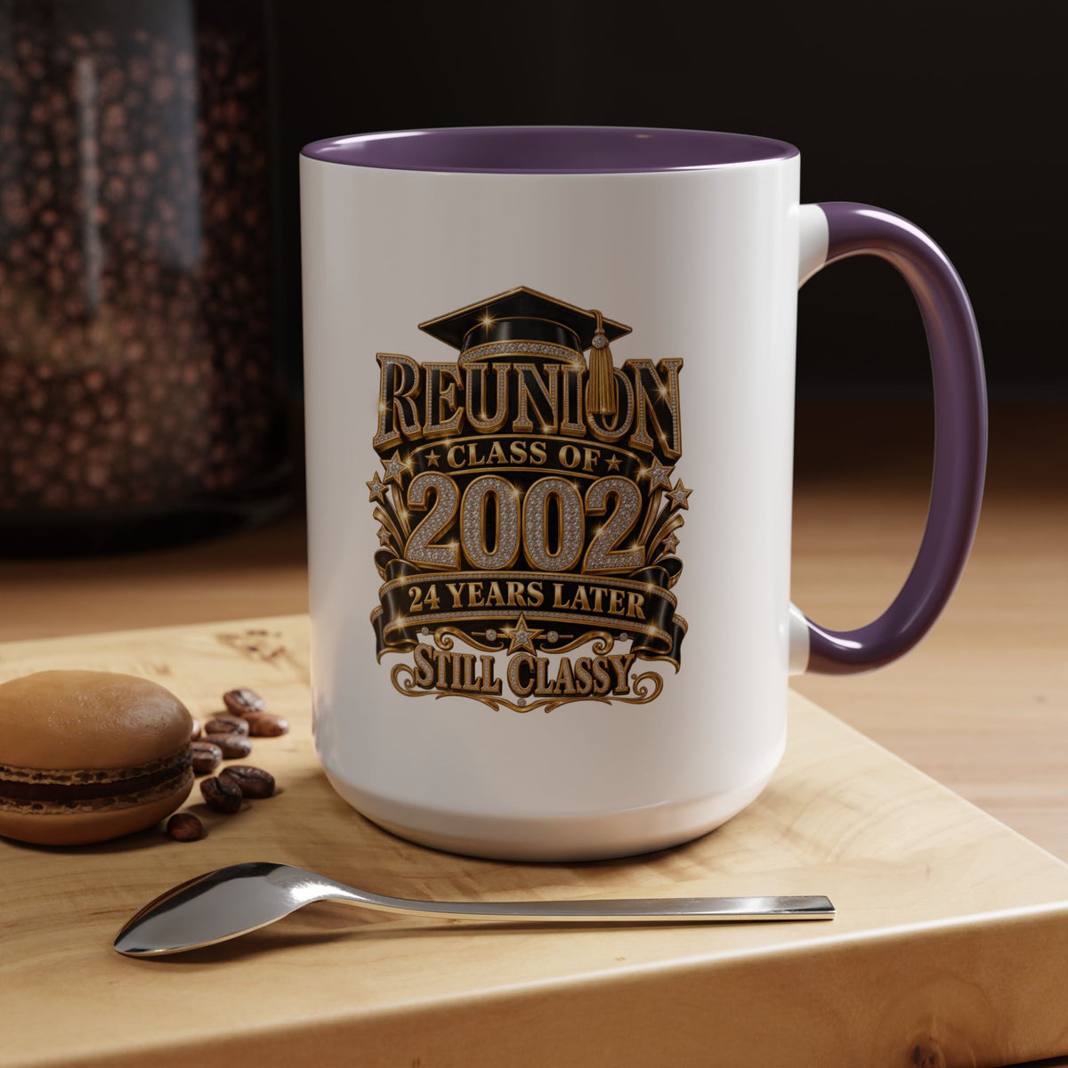 Class of 2002 Reunion Coffee Mug — "Still Classy" Accent Mug (11/15oz)