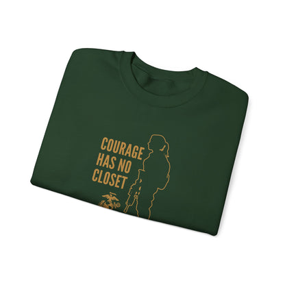 Courage Has No Closet US Marines Crewneck Sweatshirt