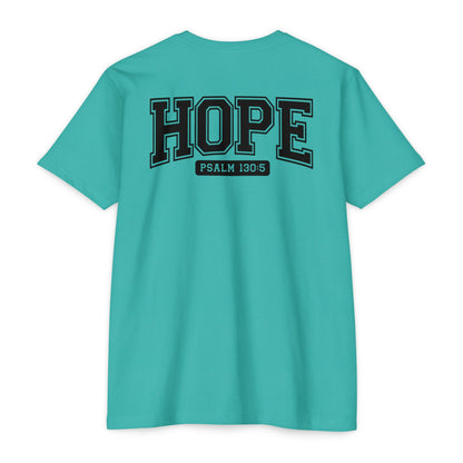 Hope Psalm 130:5 T-Shirt — Inspirational Faith Tee