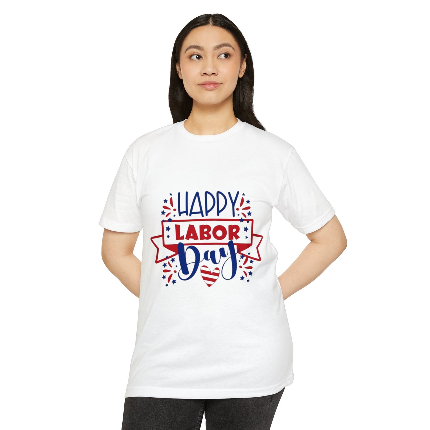 Labor Day T-Shirt - "Happy Labor Day" Patriotic Graphic Tee