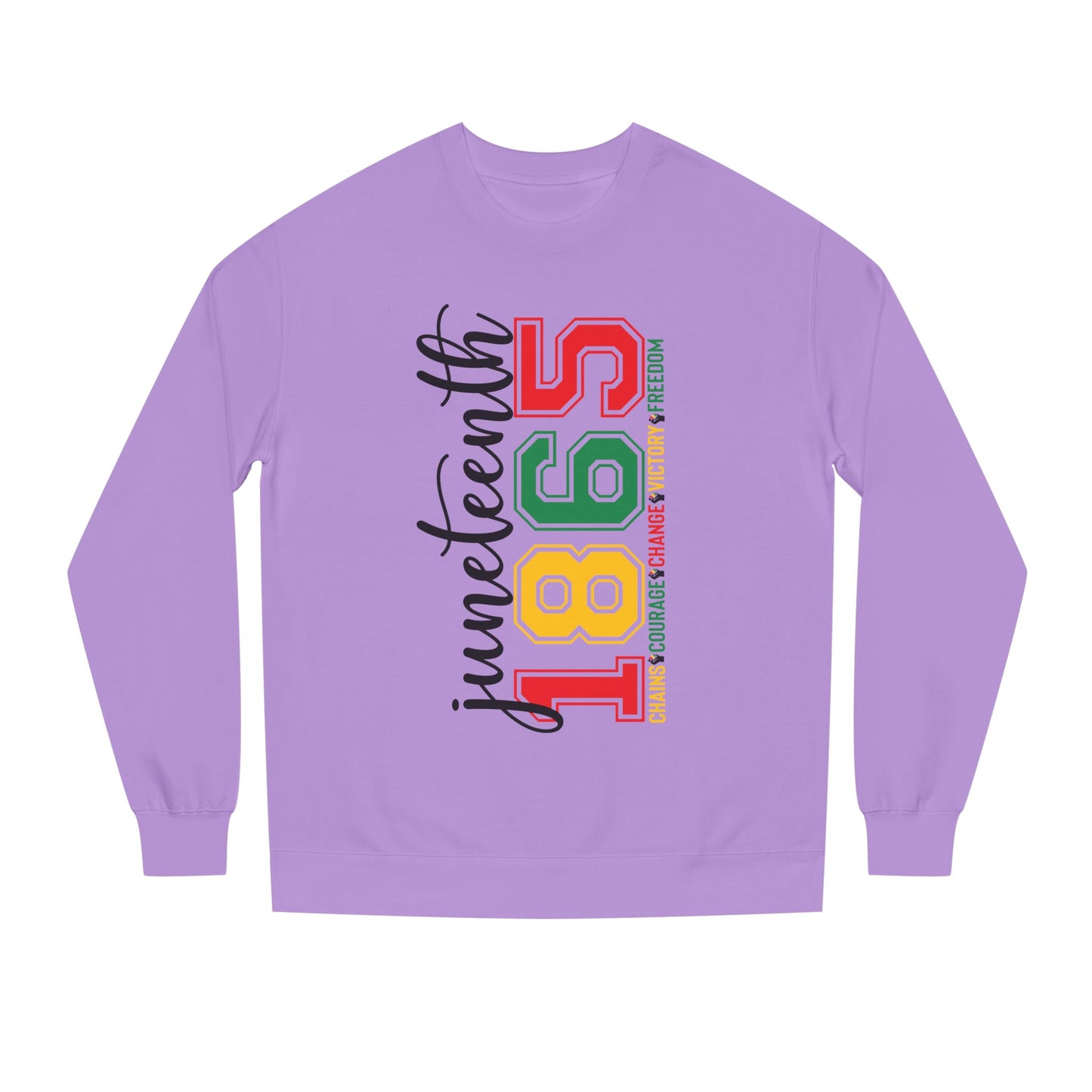 Juneteenth 1865 Crewneck Sweatshirt – Black History Celebration Pullover