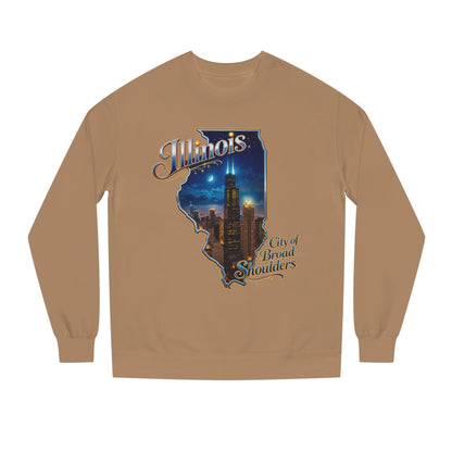 Illinois Skyline Sweatshirt – "City of Broad Shoulders" Crewneck
