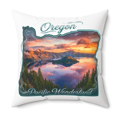 Spun Polyester Square Pillow