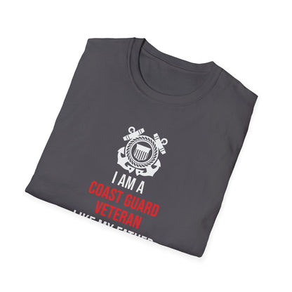 I Am A Coast Guard Veteran Like My Father Before Me T-Shirt