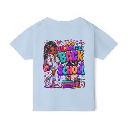 Back to School Toddler T-Shirt — Colorful "Welcome Back to School" Graphic